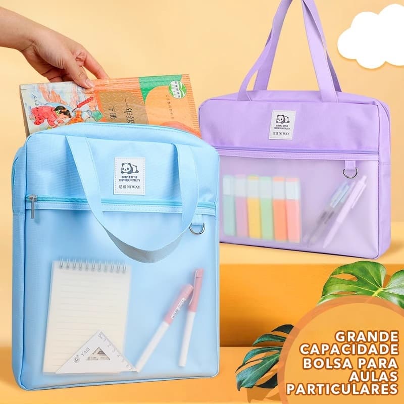 Bolsa Portátil Para Documentos , Escolar De Grande Capacidade Estudantes