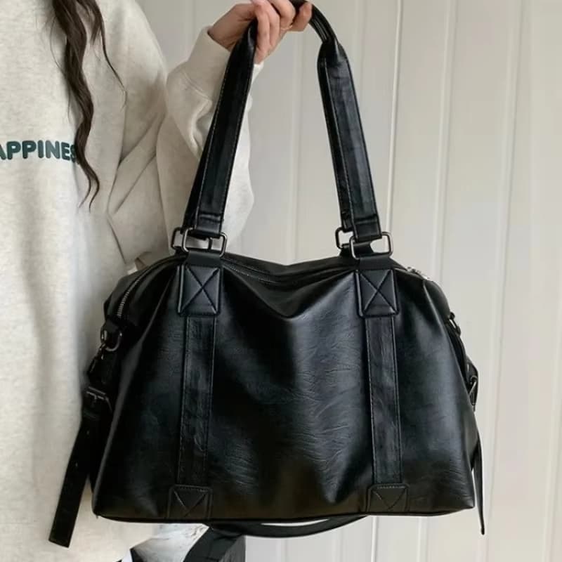 Bolsa de viagem portátil moderna e legal para mulheres, bolsa de grande capacidade, bolsa de bagagem