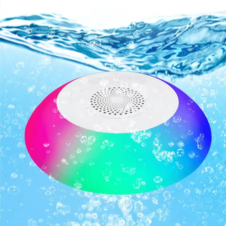 Alto-Falante Para Piscina , Bluetooth , Chuveiro , Flutuante , 1200mAh , Bateria De Íon De Lítio , Estéreo , IPX7 , À Pr