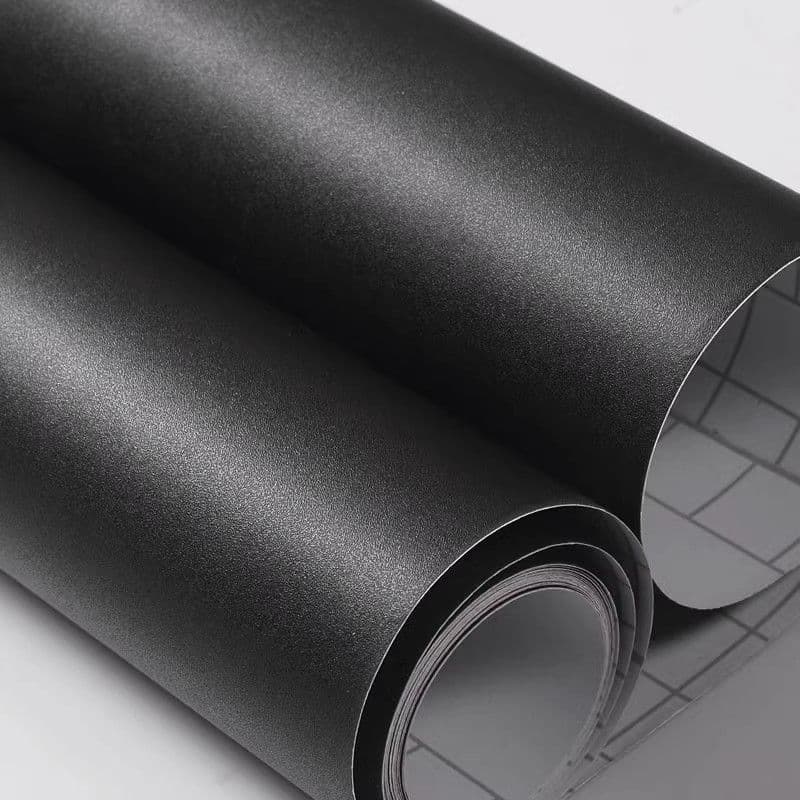 Papel Contact Adesivo 5/10/15/20 Metros Preto Fosco Lavável Promoção
