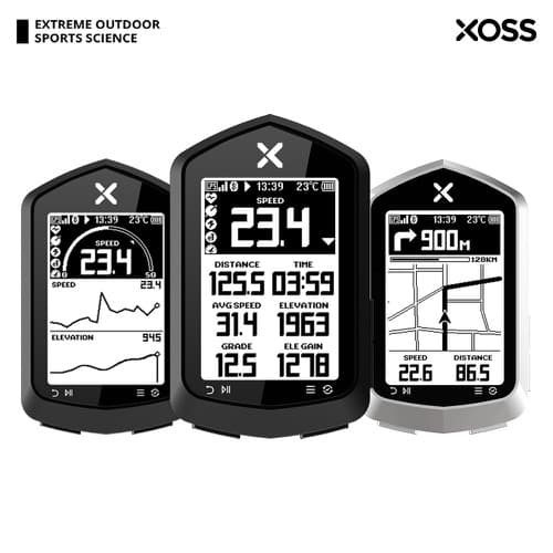 XOSS NAV Plus/Bicicleta Computador Sem Fio Ciclismo GPS Velocímetro Mapa Navegação À Prova D'água Bluetooth ANT +