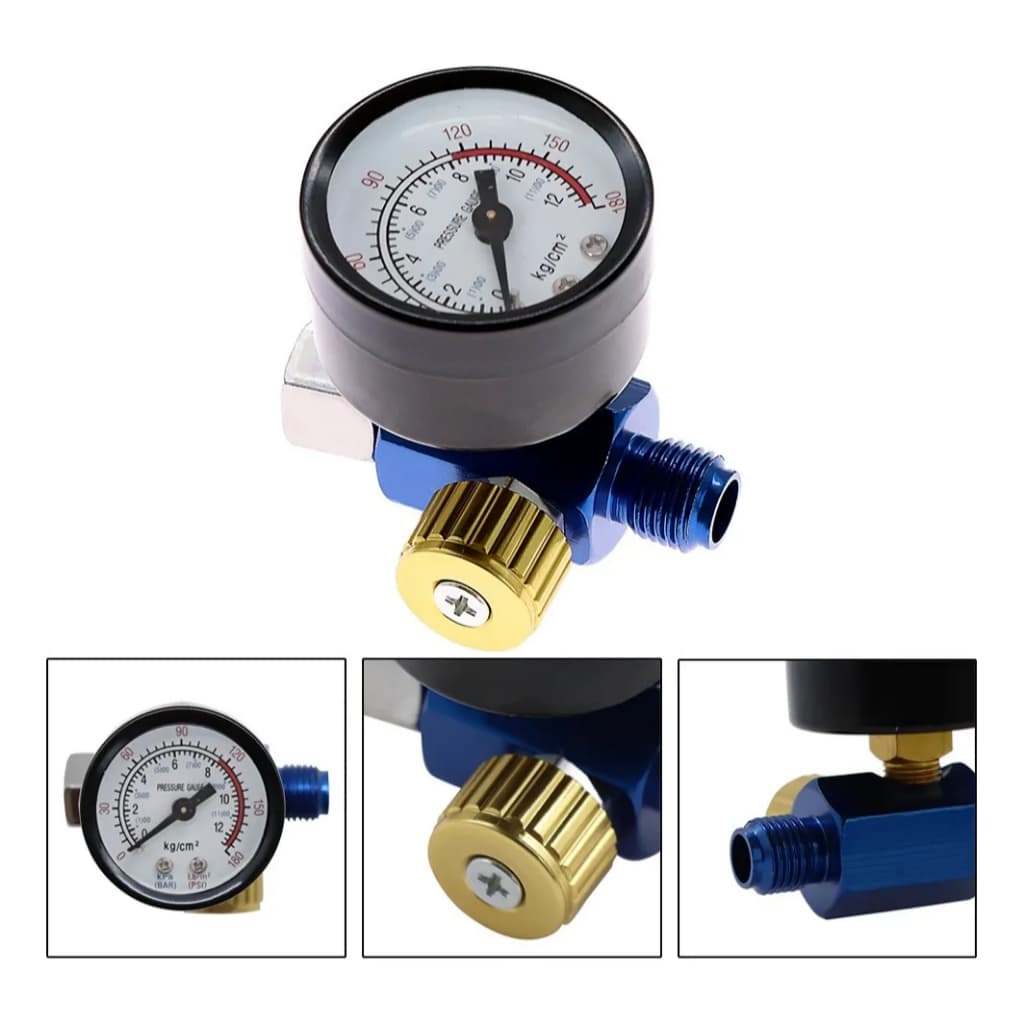 Medidor De Pressão Analógico Trakar Regulador De 180 Psi 1/4