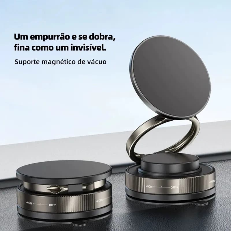 Veículo De Suporte Magnético Soarfly Cinza Giratório 360 ° Vento-Escuro
