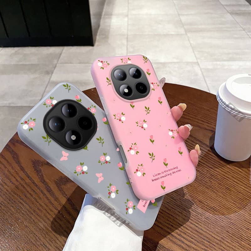 Capa De Moda Para Xiaomi Redmi Note 15 14 Pro Plus Flor Borboleta Pintada Padrão Caixa De Telefone 2 Em 1 Proteção