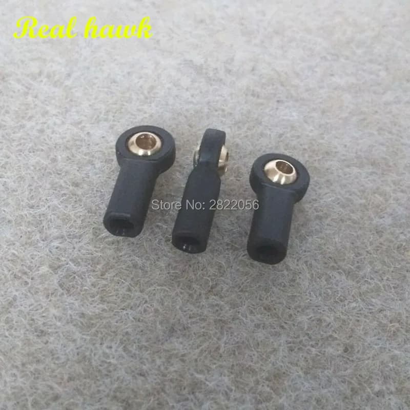 10 Pçs M3 Tipo Curto Hexágono Bola Ligação Com Arruela rc Avião Barco Carro Junta push pull Rolo link