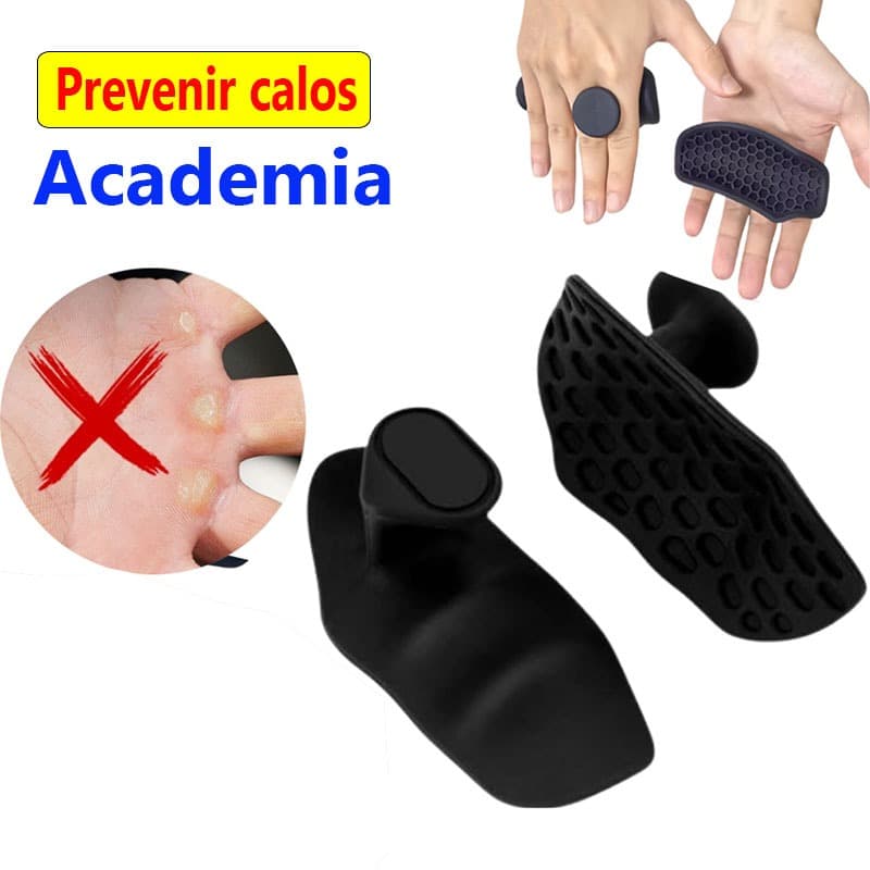 Luvas de Academia para Musculação Treinar Barras Halteres-Antiderrapante Silicone Grip Protetor-Prevenir Calos-Unissex