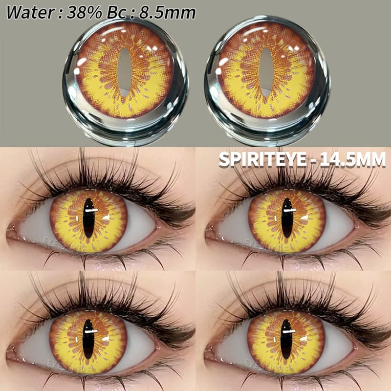 EYESHARE Espírito Olho Cosplay Lentes De Contato Coloridas 2 Peças , Festa De Halloween Maquiagem Dos Olhos Anual Descar
