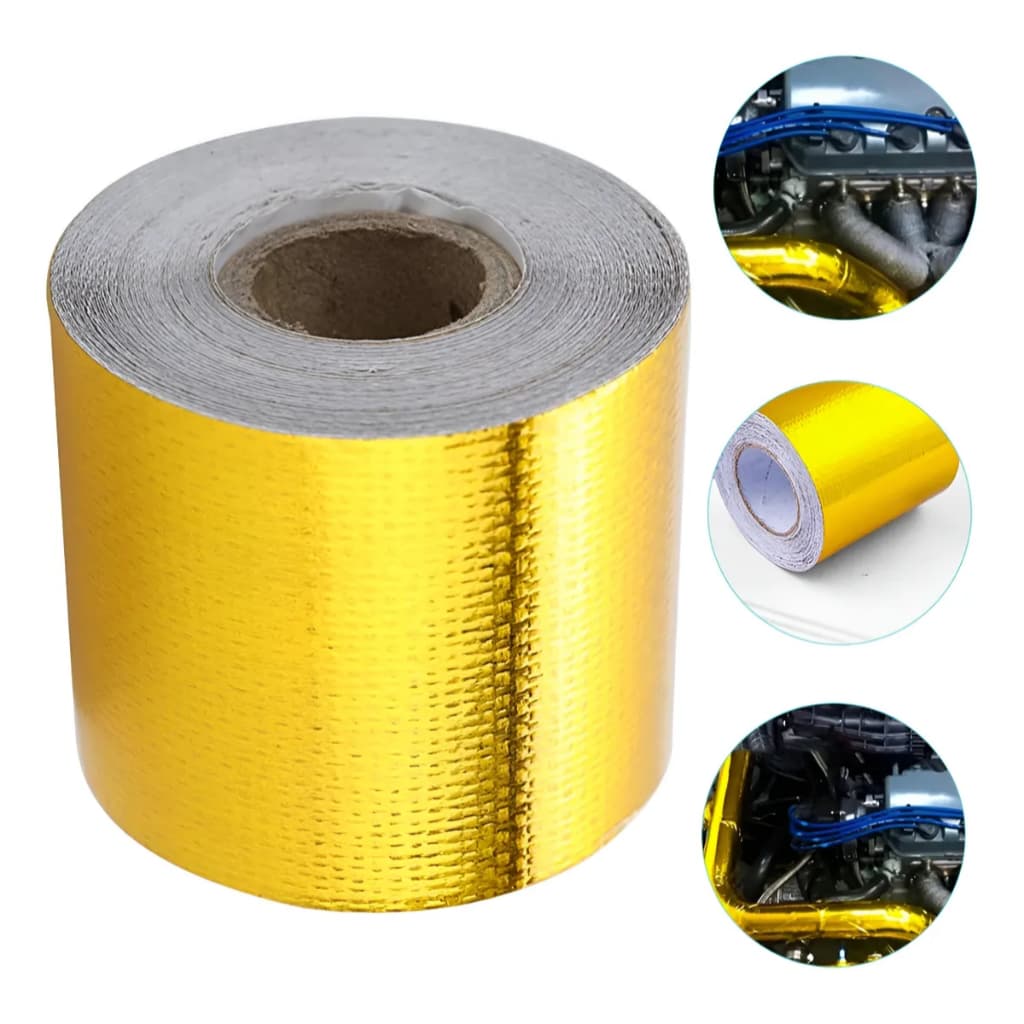 Fita Adesiva Térmica Para Escapamento De Carro E Moto - 10 M