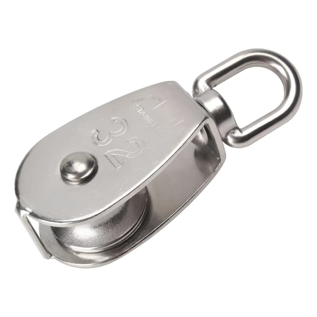 Roldana Polia Moitão Destorcedor Náutico M32 Inox 304