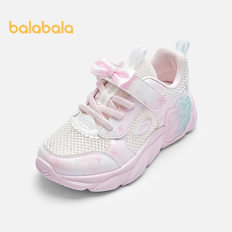 balabala Tênis Infantis Para Meninas Outono 2026 Respirável Sapatos De Pai Malha Ativos Legais Crianças Esportivos Confo