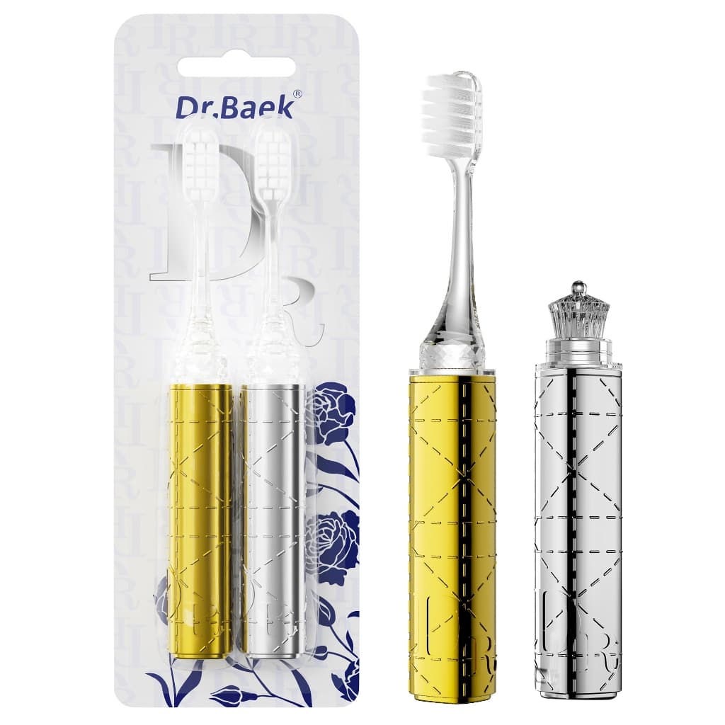 Dr. Baek® Conjunto de escova de dentes Manual portátil de alta qualidade integra cuidados bucais profissionais e estétic