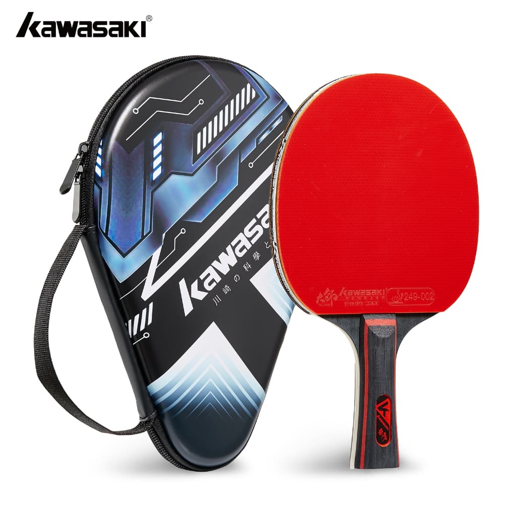 Kawasaki Raquete De Tênis De Mesa Profissional Alça Longa Para Adultos Treinamento Competição Ping Pong Paddle Aperto Co