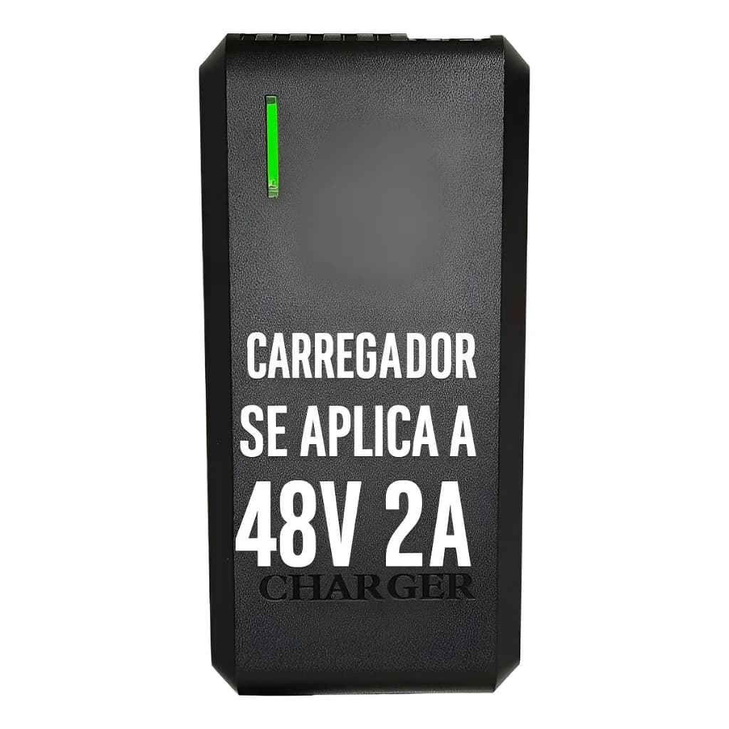Carregador Bivolt 48V 2A Para Bicicleta Elétrica-Rápido E Seguro