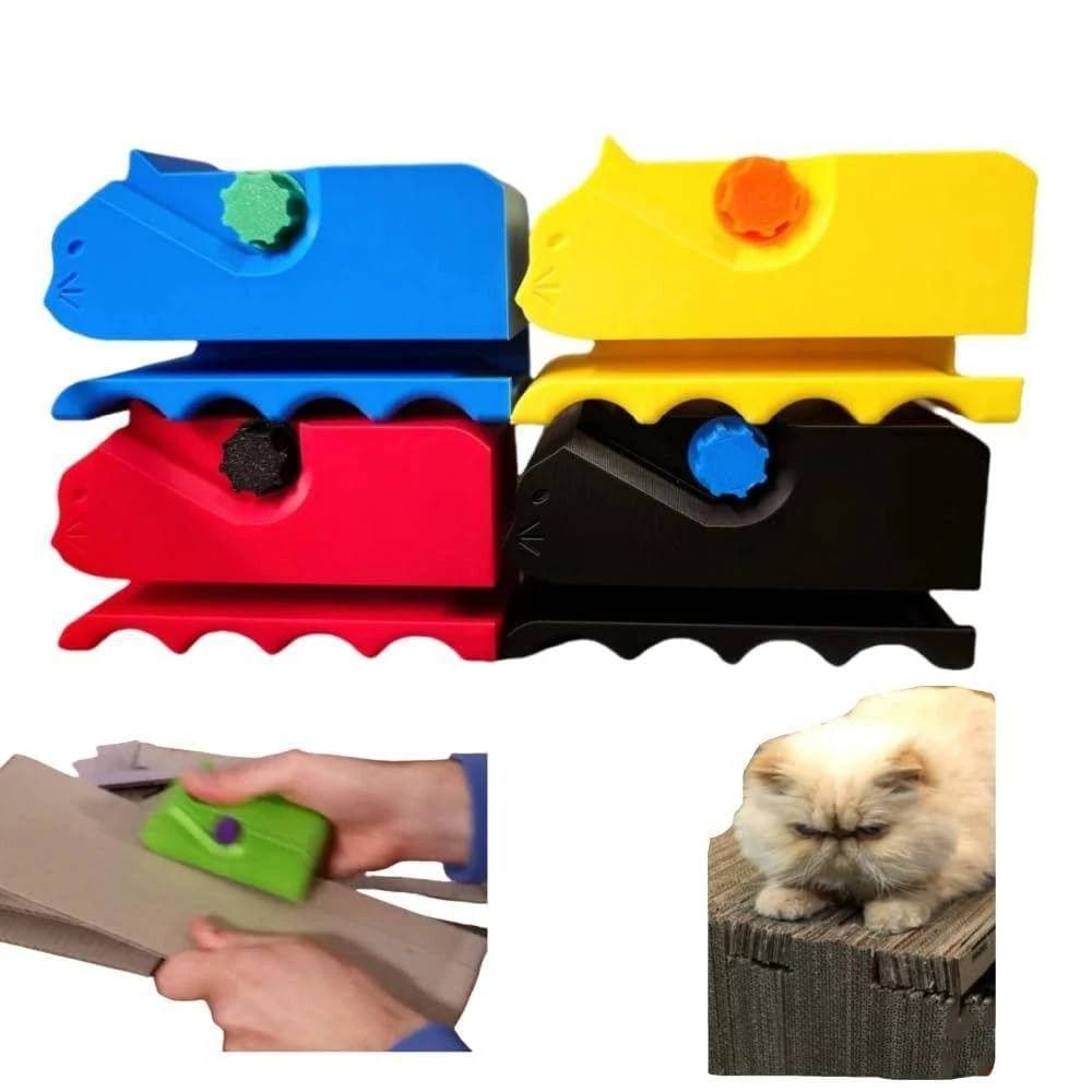 Cortador de papelão para Arranhadores de Gato | 1 lãmina pré instalada+10 lâminas