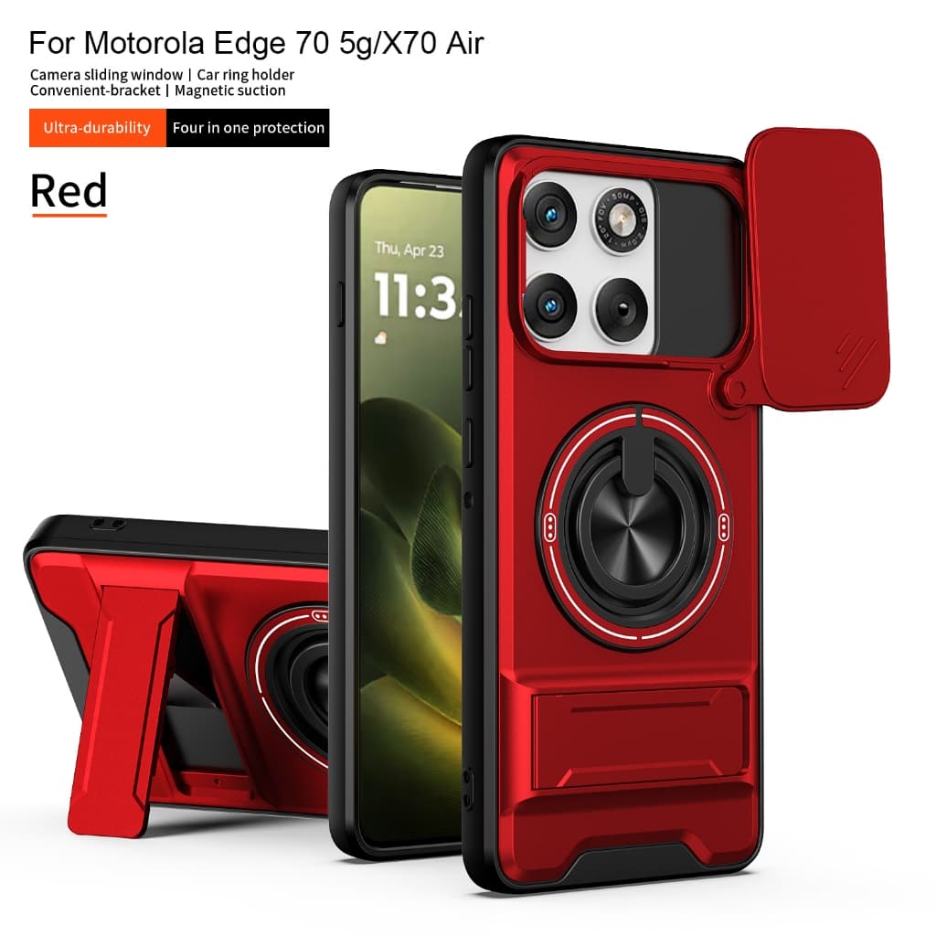 Capa Magnética À Prova De Choque Para Motorola Edge 70 Fusion 70 Pro 5G Suporte De Carregamento Sem Fio De Telefone Com