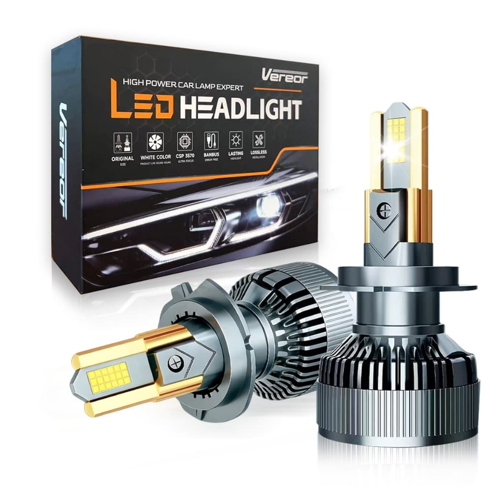 Lâmpadas De Farol LED M60 Para H1 H3 H4 H7 H11 9005 9006 300W 40000LM 6000K Alto Brilho Plug and Play