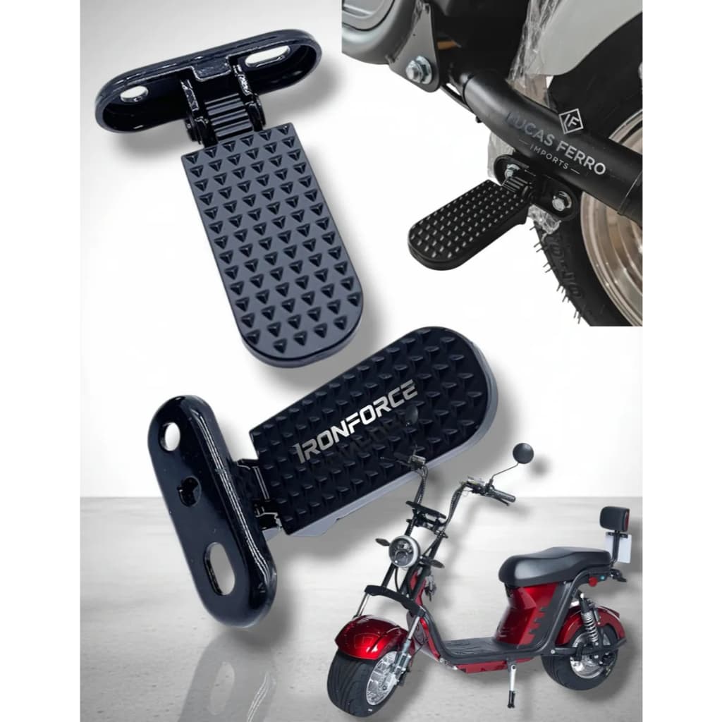 Pedaleira Traseira Para Scooter Elétrica X12 X11 X13 Preto Traseiro X7 X11 X12 X13