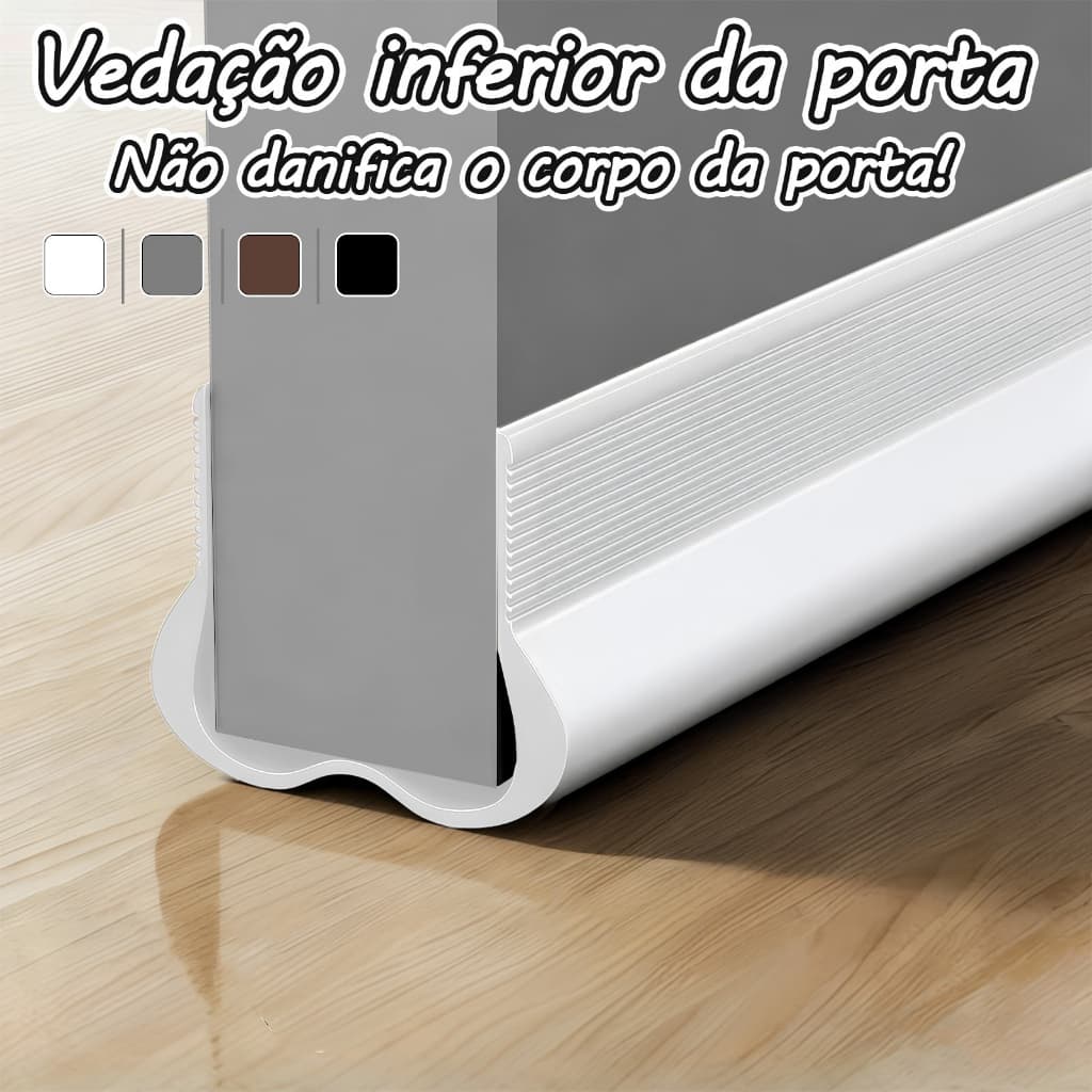 93cm Faixa De Vedação Do Fundo Da Porta Auto-Adesivo Ruído Isolamento Acústico Anti-Roubo Batente À Prova De Vento Inset
