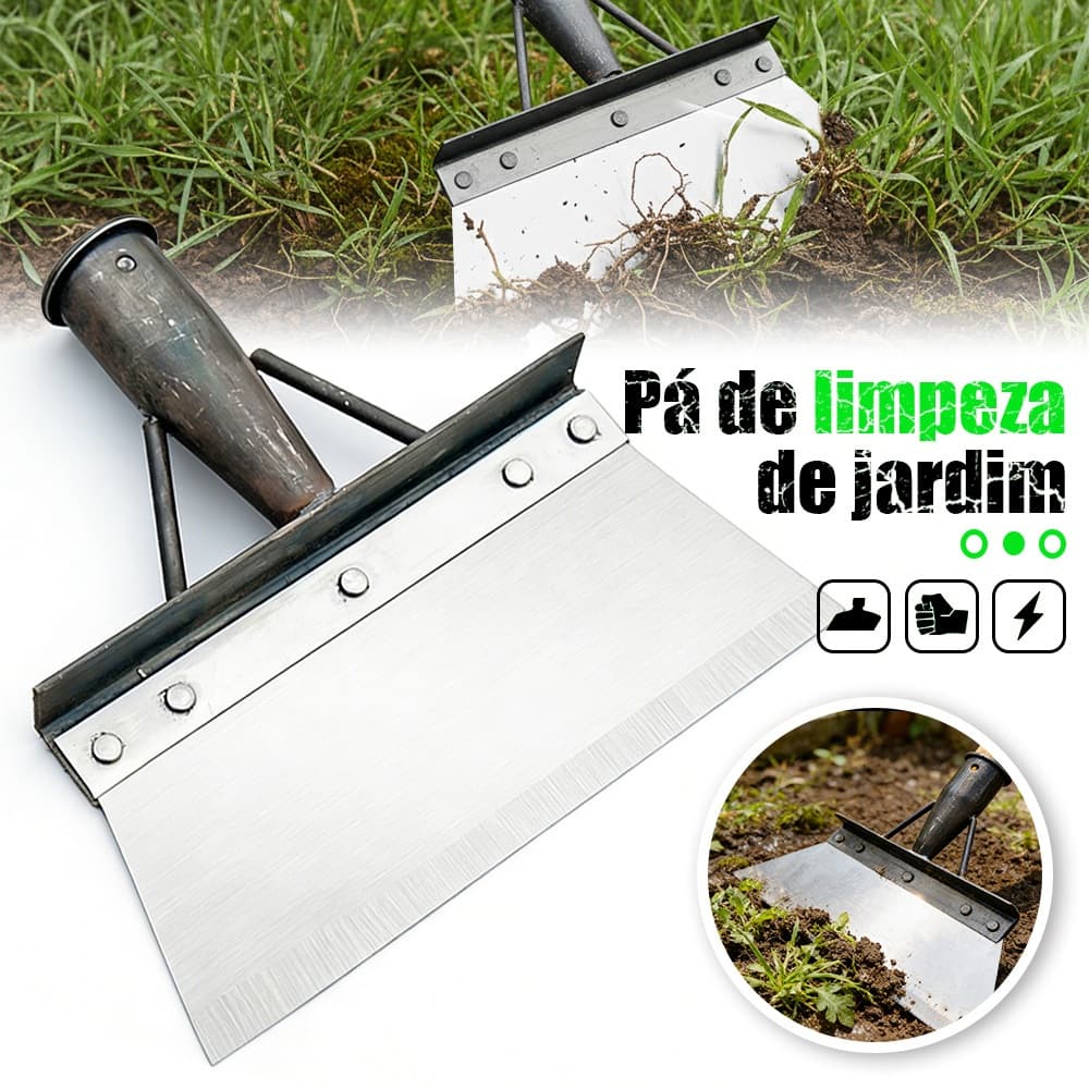 Pá de limpeza multifuncional, adequada para limpeza de plantio de jardim, jardim e rancho de animais