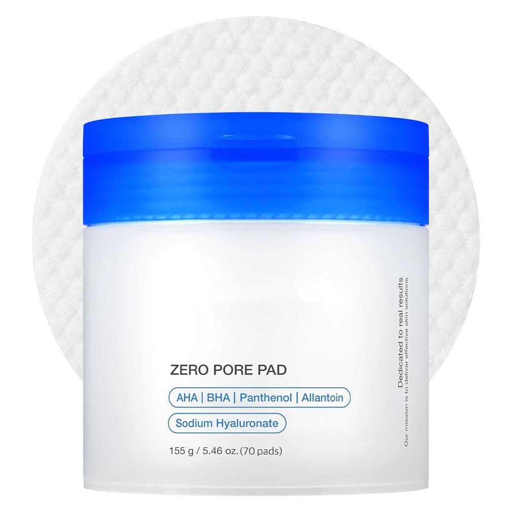 Almofadas De Toner medicube Zero Pore Pad 2.0 | Almofada Facial De Textura Dupla Para Esfoliação E Cuidados Com Os Poros