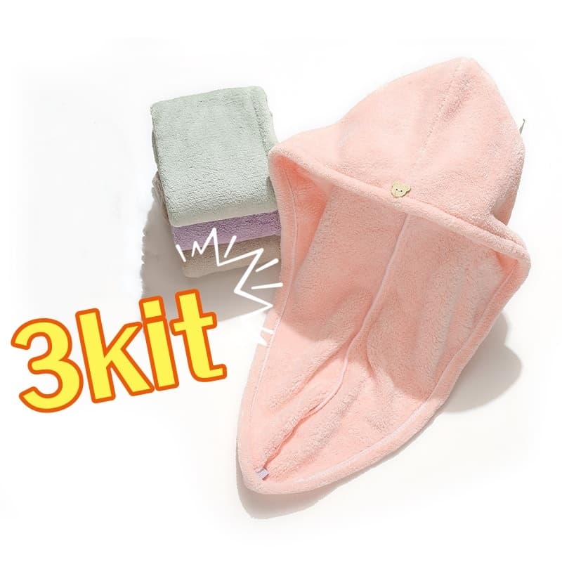 3 Toalhas Mágicas Femininas Com Grande Capacidade De Absorção De Água