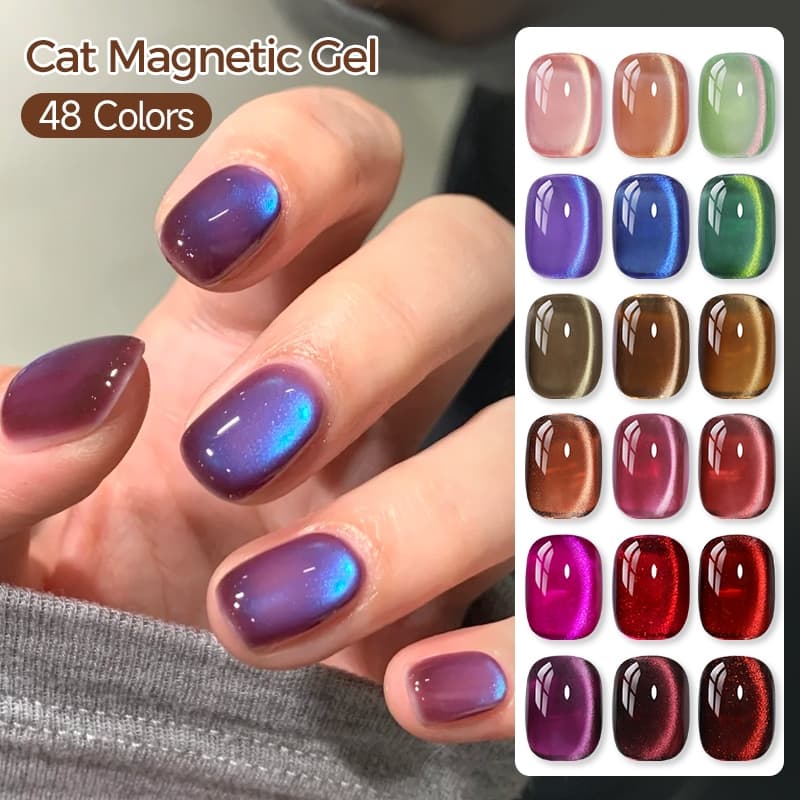 UR Açúcar Roxo Gato Vermelho Gel Magnético Polonês Vidro Embeber UV LED Vanrish Manicure Vernis Permanente 15ml