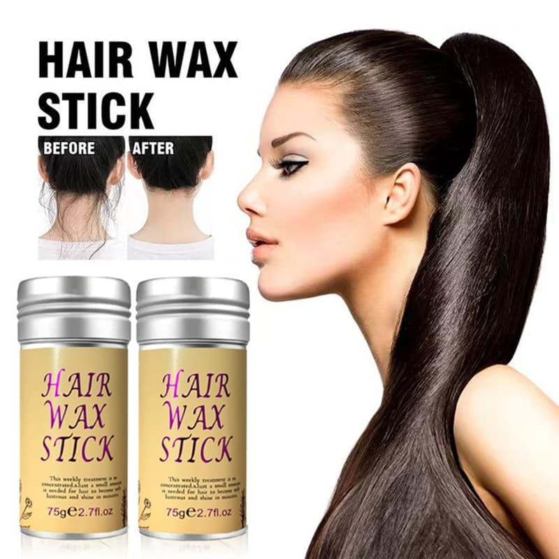 Bastão De Cera De Cabelo Feminino Para Anti-frizz Flyaways Controle Estilo Longa Duração Suave Quebrado Volta Creme De P
