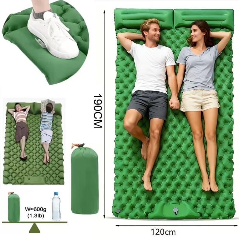 colchão inflável casal automático para acampar 190cm*120cm