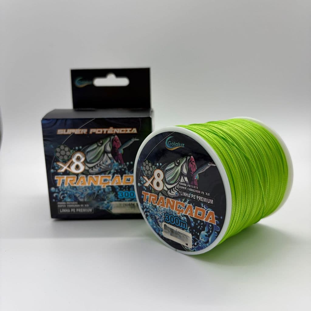 Golaluz Linha De Pesca Multifilamento 300m Super Resistente Carretel Com 300 Metros 8 Fios