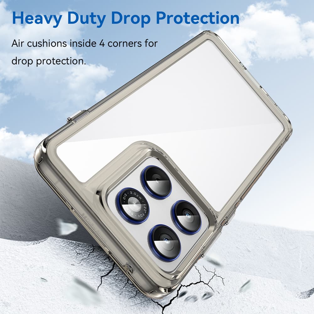 Capinha Transparente Para Motorola Moto Edge 70 Pro 60 Fusion Neo 50 Ultra 5G 4G Claro Capa De celular anti impacto Case
