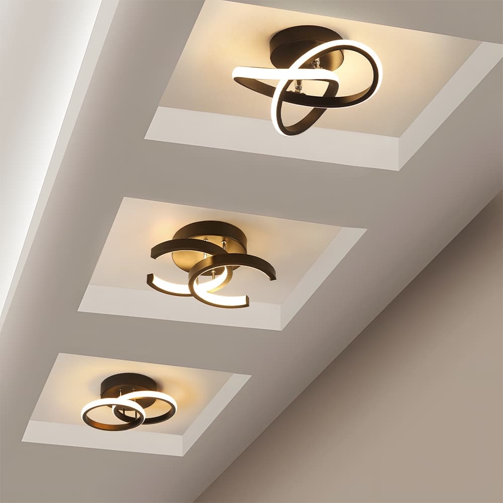 3 Cores 110V-220V Plafon Luminária De Teto Para Banheiro Corredor e Quarto Super Brilhante Moderna