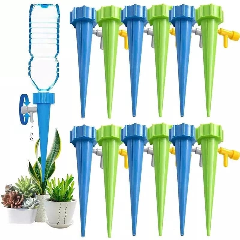 Kit Até 36/24/12 Gotejador para Plantas Irrigador Água Acoplável em Garrafa Pet Regador Automático Jardim Dosador Vaso