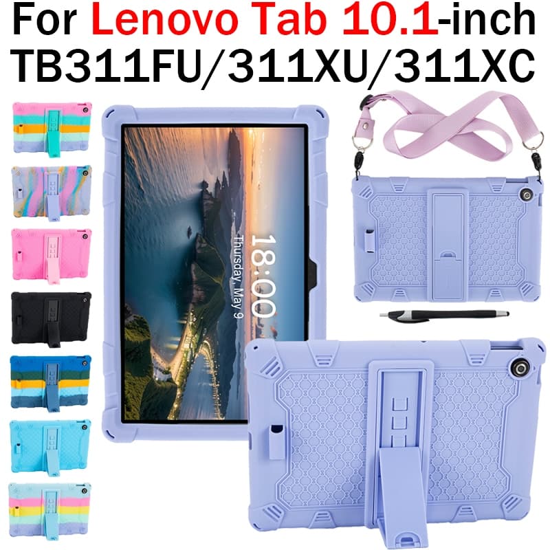 Para Lenovo Tab 10.1'2025 (Modelo : TB311FU/311XU/311XC) Capa De Suporte Anti-Queda De Silicone Macio