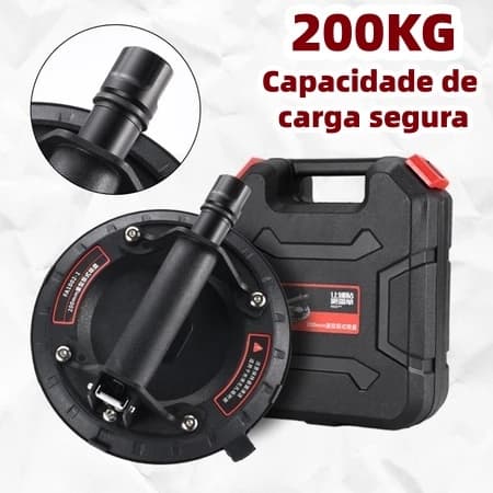 Ventosa Sucção 200kg Vacuo Profissional Para Vidro Marmore Ventosa Profissional Com Maleta