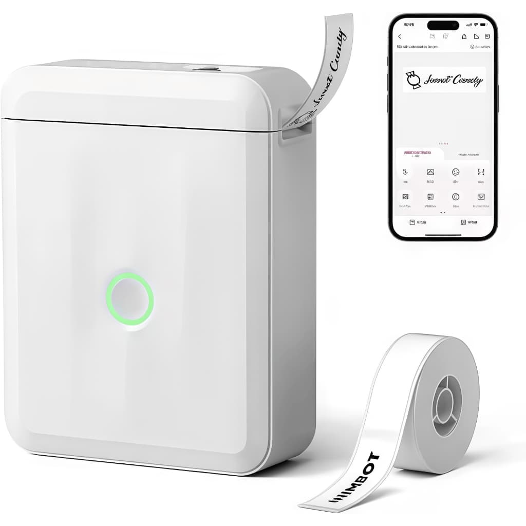 NIIMBOT D110 Impressora de Etiquetas Inteligente Térmica Bluetooth Impressora sem Tinta para iOS Android