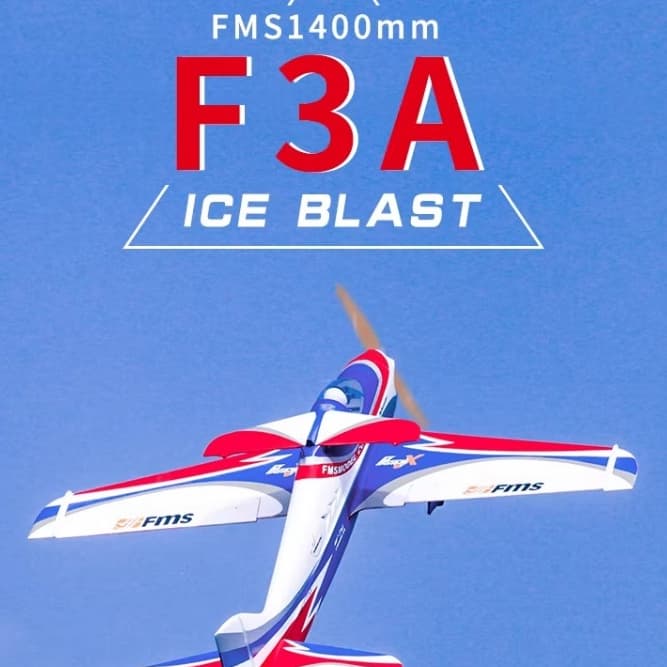 Modelo de avião de controle remoto FMS 1400mm F3A Olympus