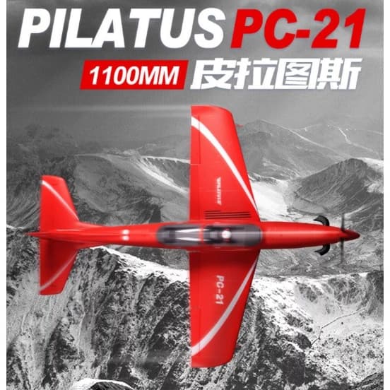 Modelo de avião de controle remoto FMS 1100m PC-21 Pilatus V2