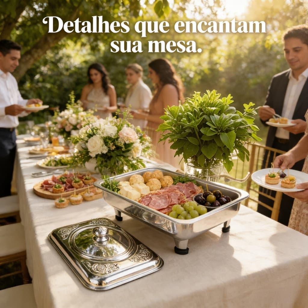 Travessa Servir Rechaud Leve Inox Tampa E Com Pé Buffet Mesa,Protetor De Vento Para Fogareiro Wind Shield Camping