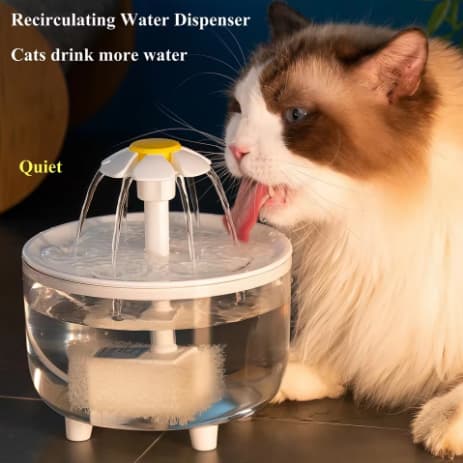 Fontes Para Animais De Estimação Filtro De Circulação Automática Fonte De Água Gatos Bebedores Elétricos