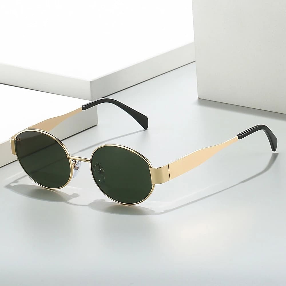 Óculos De Sol UV400 Com Armação De Metal , Moda Simples , Adequados Para Viagens Ao Ar Livre , Direção , Praia , Roupas