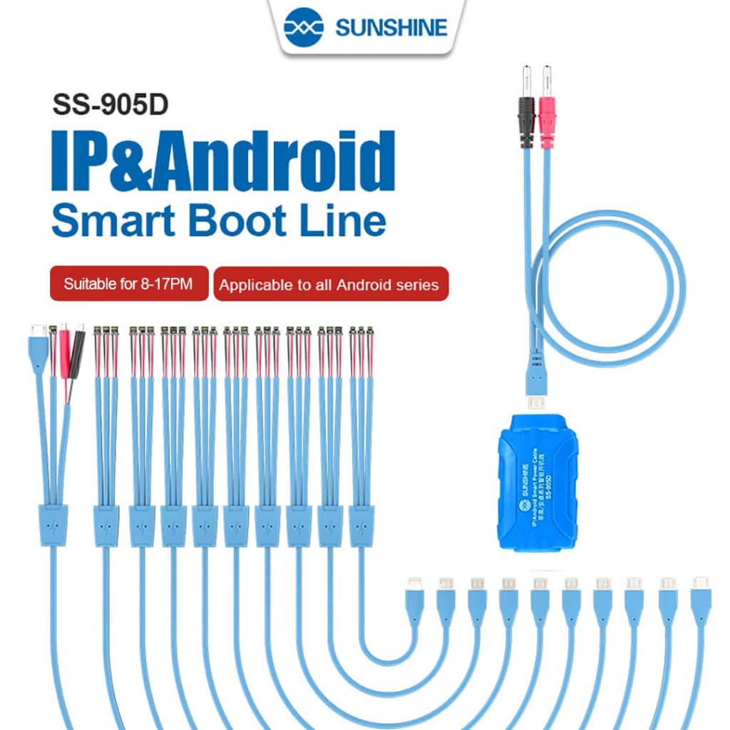 SUNSHINE SS-905D V11.0 Novo Cabo De Alimentação Inteligente Para Telefone Teste De Corrente De Fonte DC