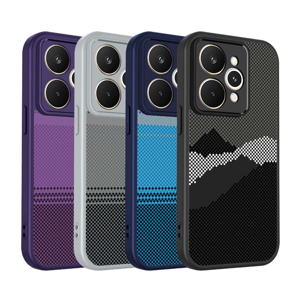 Graffiti Kevlar Textura Caso De Telefone Realme 16 15 Pro 15T 15X 14X 14T 14 Plus + Lite 5G Embalagem Elegante E Simples