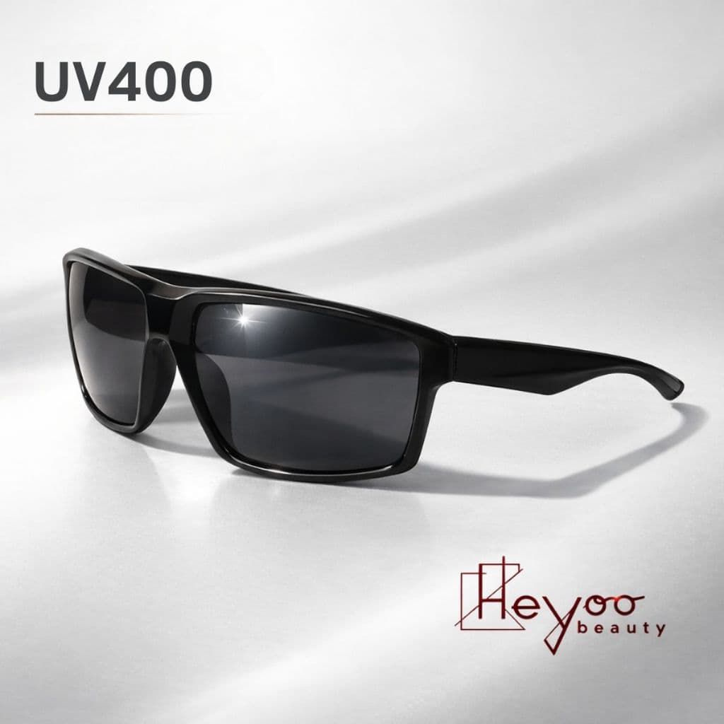 Óculos de Sol Ciclismo Unissex Proteção UV400 Modelo Ergonomico Armação Preta Durável Anti-vento Para Pedaladas