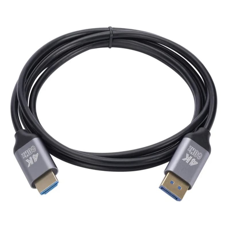 Cabo Displayport Para Hdmi 2.0 4k 60hz 1080p 120hz 1.8m