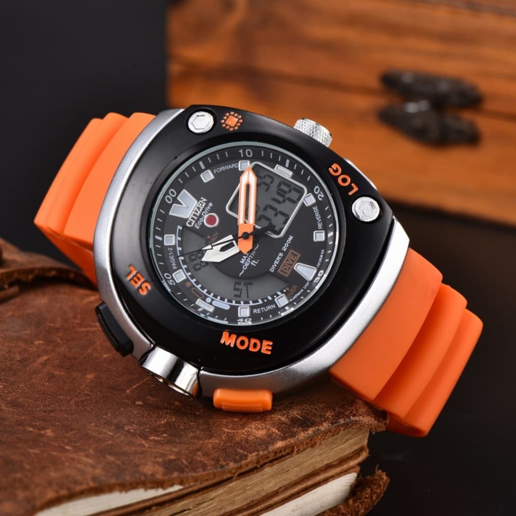 Novo oeste ferro cidade Display Digital relógio de pulso movimento quartzo moda tendência Casual relógio masculino dgyh
