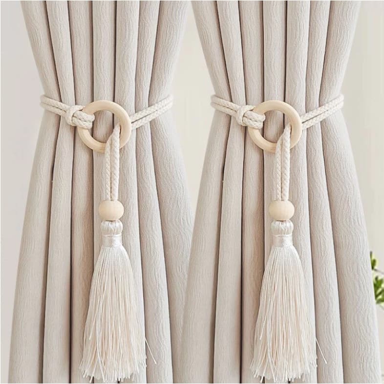 Fitas De Cortina Com Alça De Cristal , Fivelas Decorativas , Armazenamento De Fita De Gaze