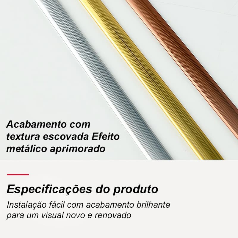 Fita decorativa de Metal largura 8mm/10mm/15mm/20mm/27mm dupla face 5m/10m
