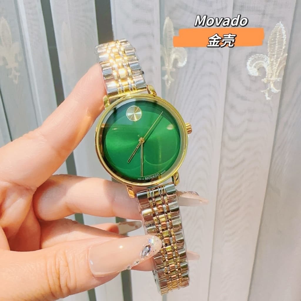 Novo relógio feminino largo com pulseira de aço movár luz luxo estilo simples meninas relógio diário de quartzo dgyh