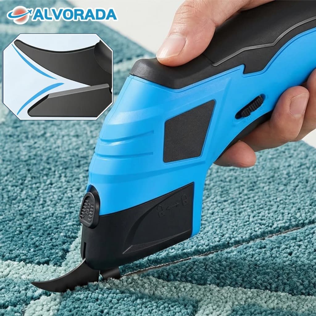 Tesoura Elétrica Para Tecidos Usb Recarregável 12v Bivolt-ALV