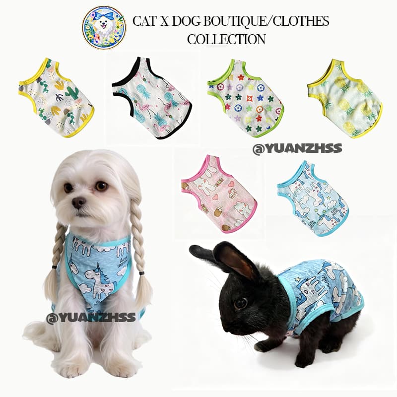 【Venda rápida】Roupas para cães de desenho animado de seção fina esportiva Colete de fantasias de gato colete para animais de estimação shih tzu,roupa pet,roupa para cachorro,roupa de cachorro
